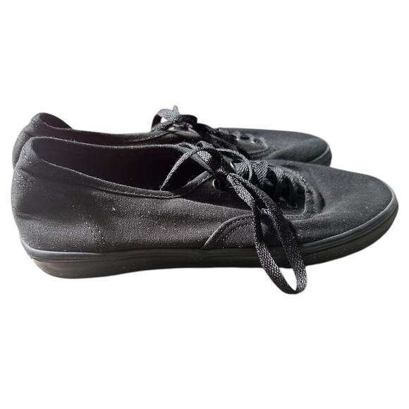 Vans Black Canvas Sneakers Size 6 Men / 7.5 Women (EUR 38) - Picture 2 of 6